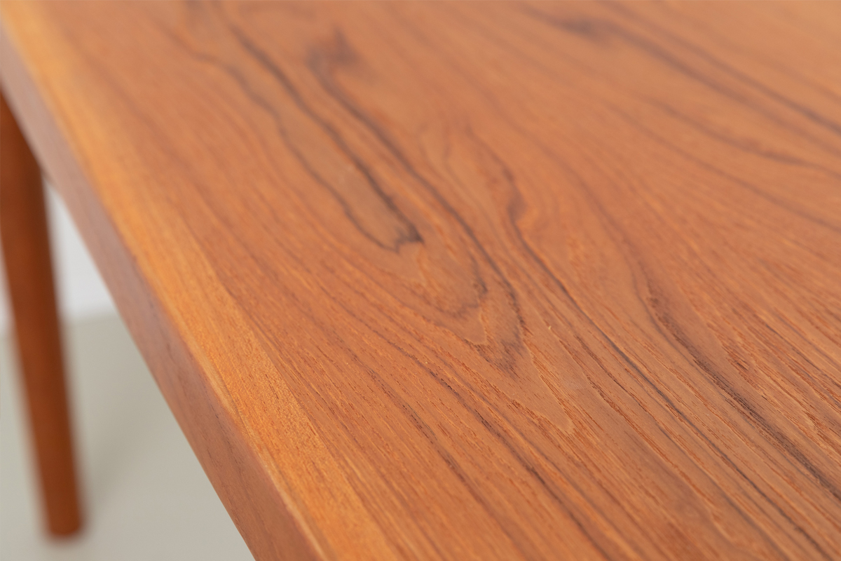 Teak Esszimmertisch holzmaserung furnier