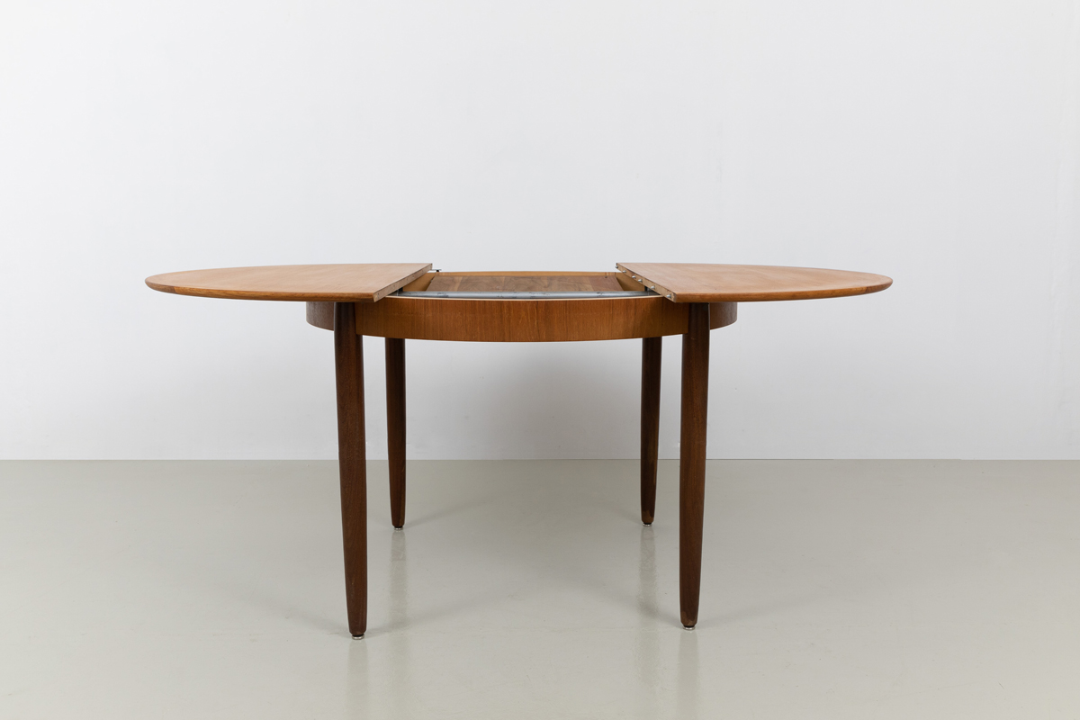 Teak Esstisch Lübke erweiterbar