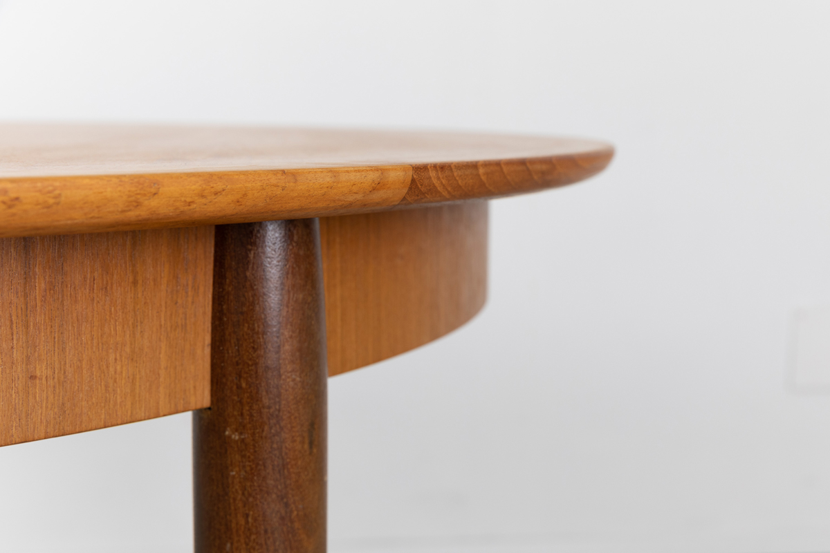 MidCentury Esstisch Lübke rund