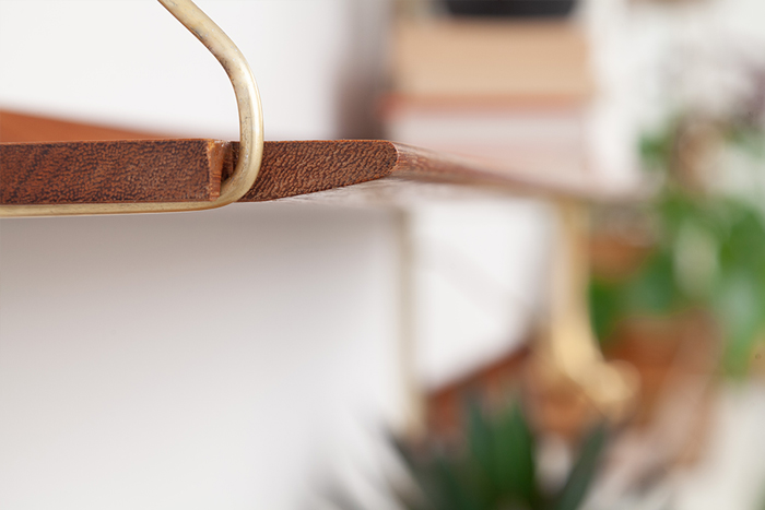 dreieck Haltewinkel Regal Midcentury