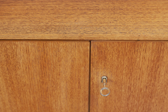 eloxierten Aluminiumstangen Regal Teak