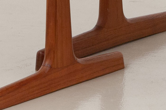 Tischchen teak furniert 60er