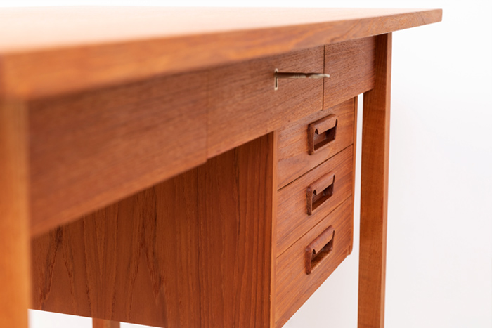 teakschreibtisch 60er Nielsen Tibergaard