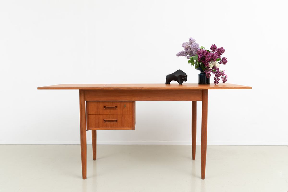 Tibergaard Schreibtisch doppelter Schubladencontainer