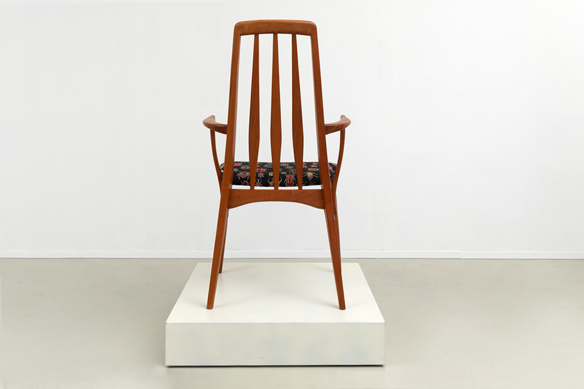 Teakstühle Gobelin 60er