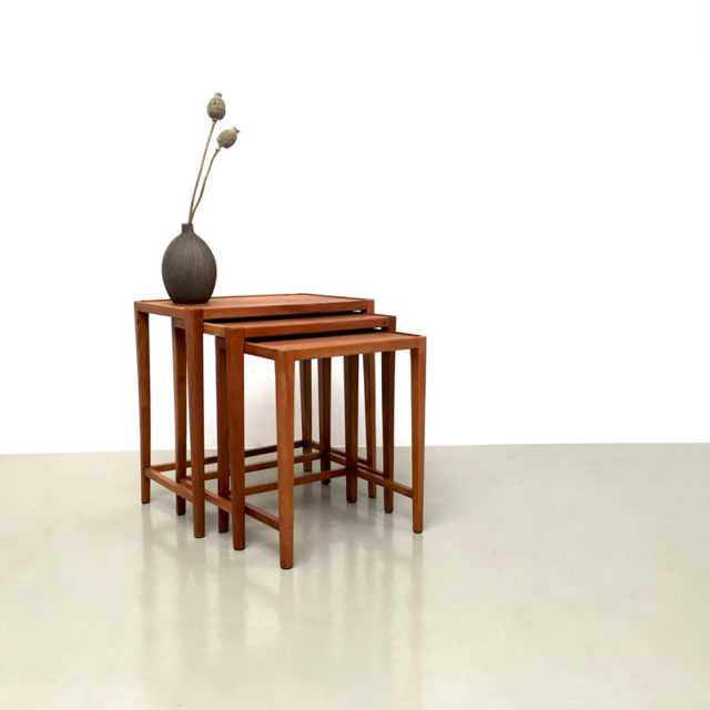 Satztische Teak 60er Jahre