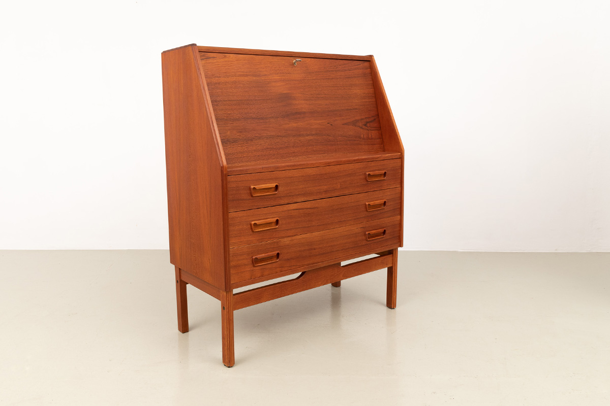 Teak - Sekretär von Dyrlund Mid Century