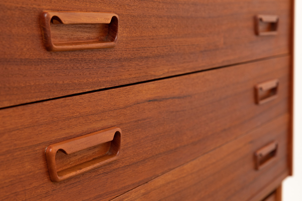 Teak Sekretär Griffmulden Dyrlund