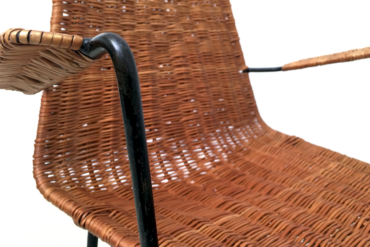 Gian Franco Legler Korbstuhl