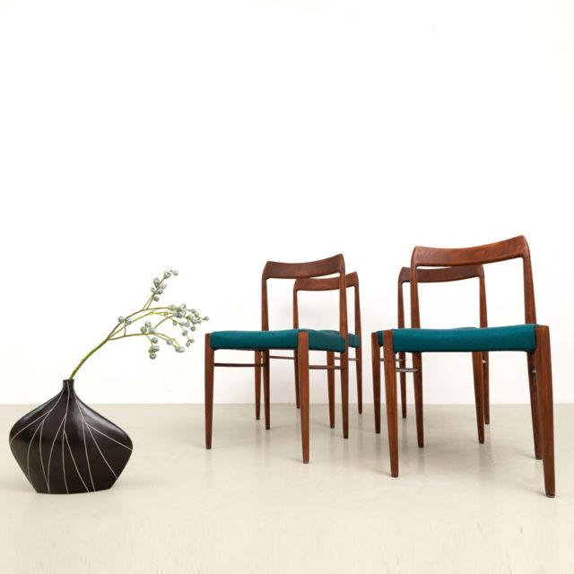 Palisander – Esszimmerstühle 60er Jahre