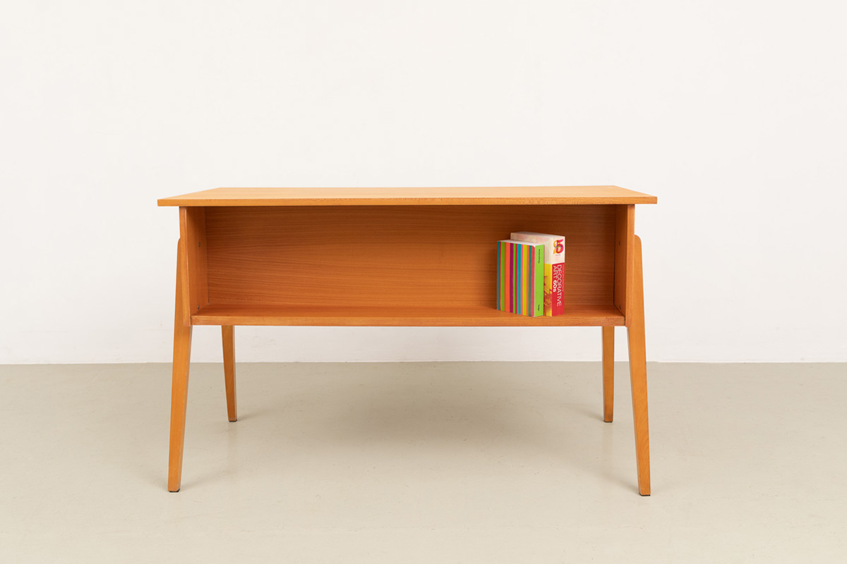 Schreibtisch 60er Eschenholz Designklassiker
