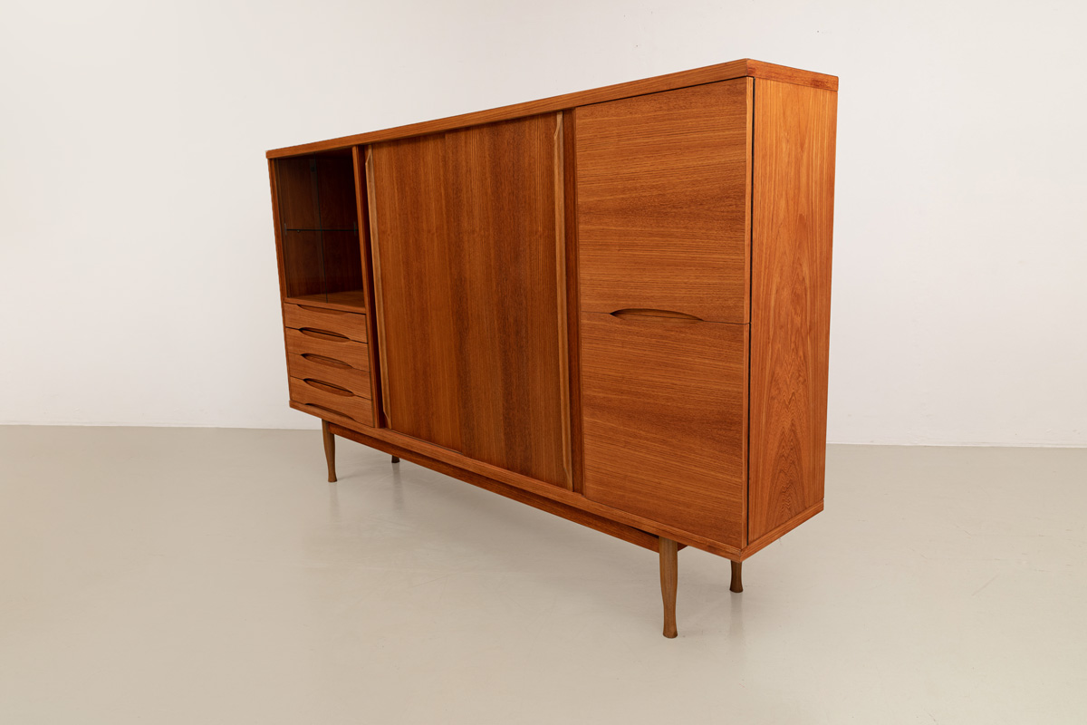 MidCentury Teak Highboard