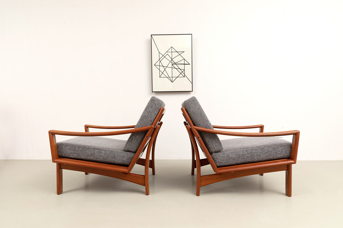 Grete Jalk Easychair Teakholz