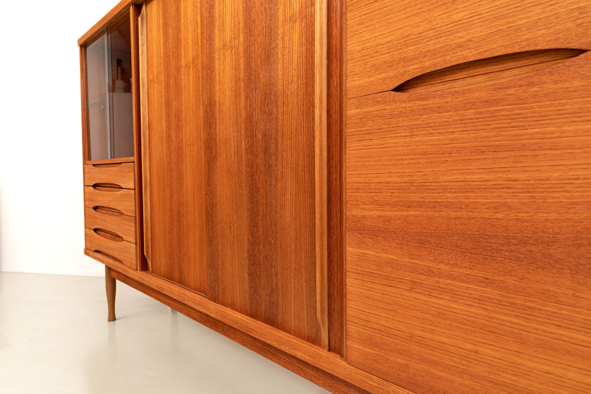 Nielsen Teak Highboard 60er