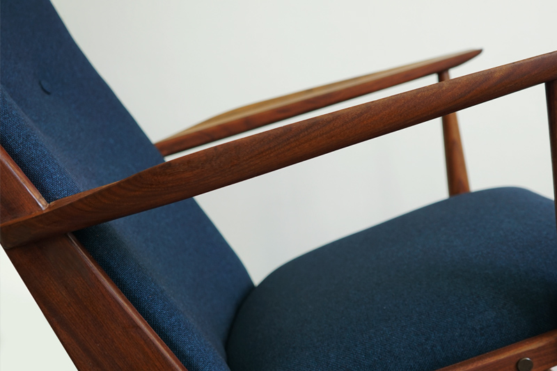 Sessel Schaukelstuhl 60er teak