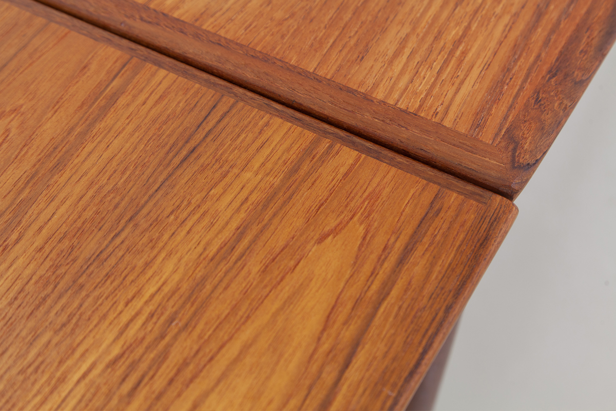 Esstisch furnier maserung 60er